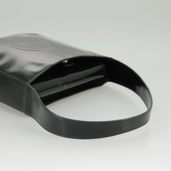 GUCCI Shoulder Bag Enamel Black Silver 000 0506 Auth - Picture 9 of 16